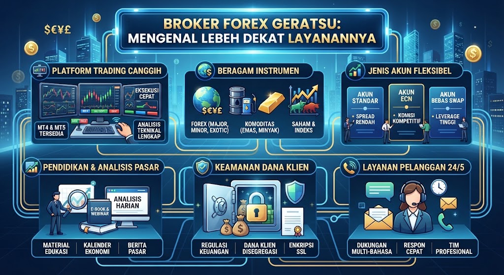 Broker Forex Geratsu Mengenal Lebih Dekat Layanannya